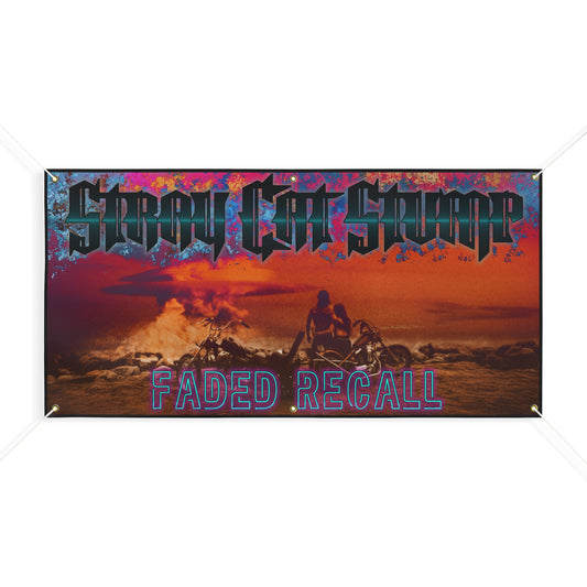 faded recall vinyl banner