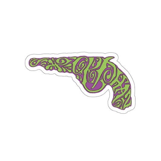 Orphan gun sticker